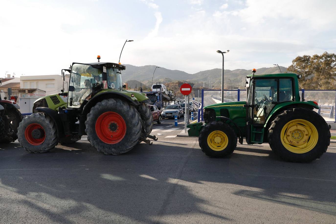 Las imágenes de la tractorada en Lorca