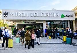 Estación de Alta Velocidad de Murcia del Carmen, en una imagen de archivo.