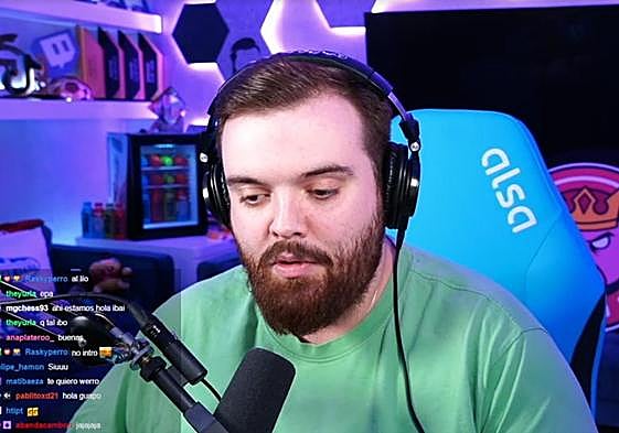 Ibai Llanos, este jueves, en directo.