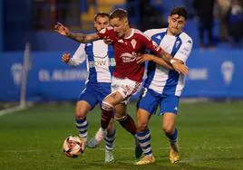 La victoria del Real Murcia frente al Alcoyano, en imágenes