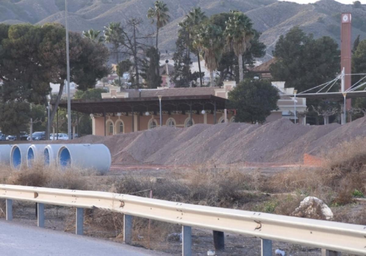 Estado actual de las obras en ejecución del AVE en Totana.