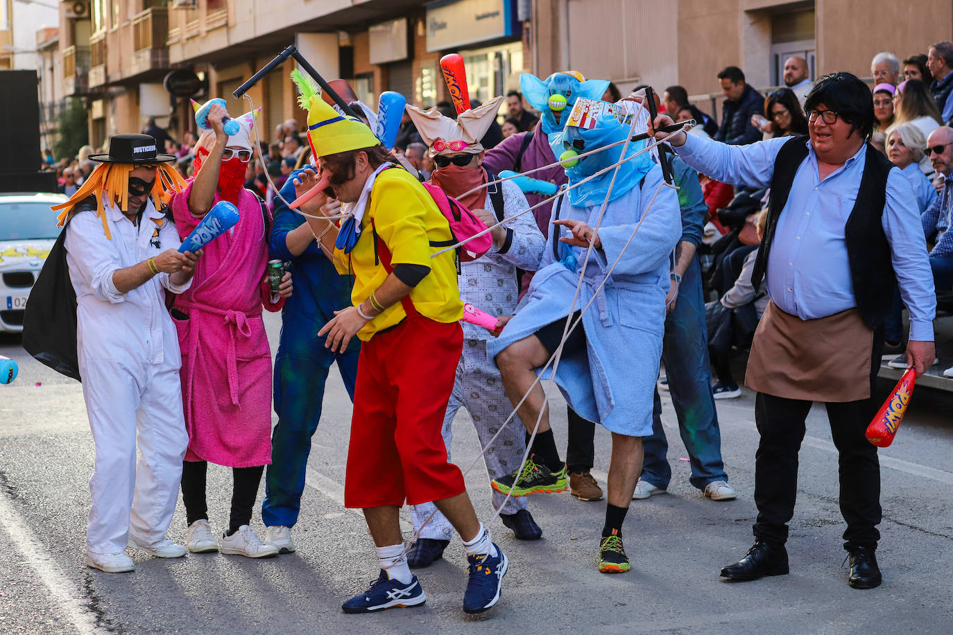 El último gran desfile de grupos del Carnaval de Cabezo de Torres, en imágenes