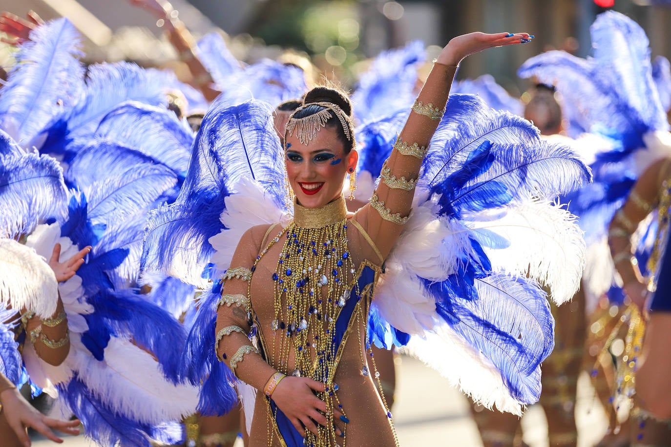El último gran desfile de grupos del Carnaval de Cabezo de Torres, en imágenes