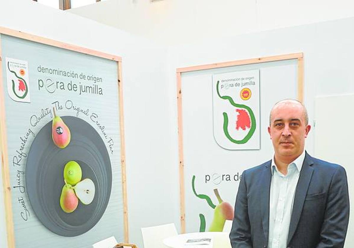 Francisco José Fernández, director técnico del Consejo Regulador, en Fruit Logistica.