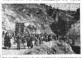 En Santa Catalina. En 1948, tras la Guerra Civil, LA VERDAD se hizo eco del ancestral rito.