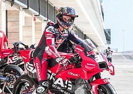 Pedro Acosta, ayer en el circuito de catarí de Lusail.