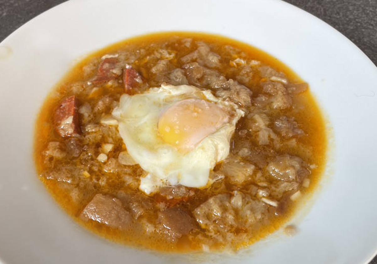 Sopa castellana.