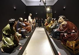 El Museo de la Sangre ya muestra el grupo escultórico del Lavatorio, recién restaurado.