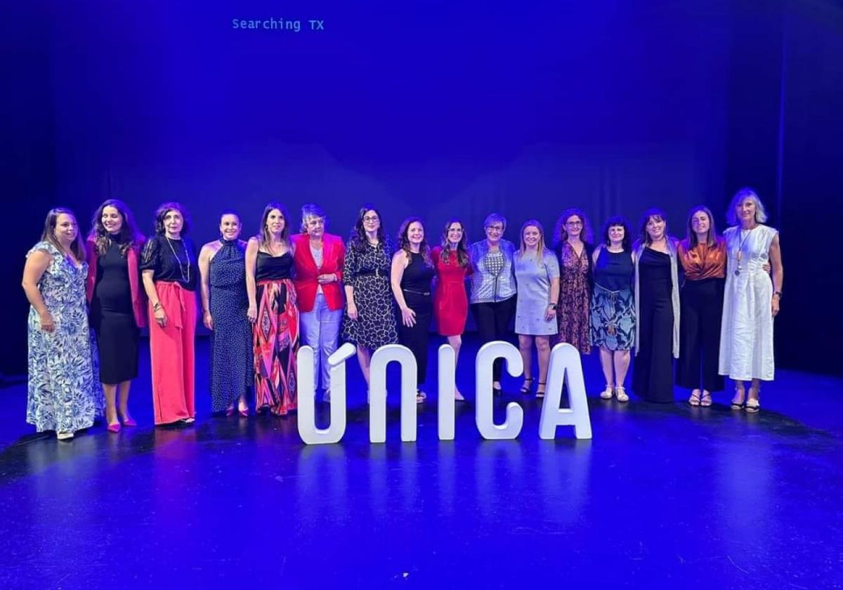 Las mujeres premiadas en la última edición de la gala.