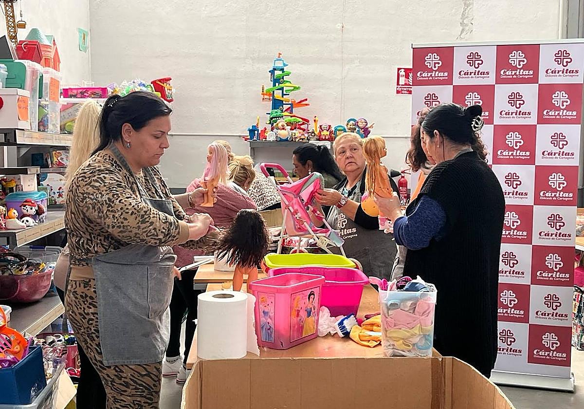 Taller del Juguete de Cáritas Diocesana.
