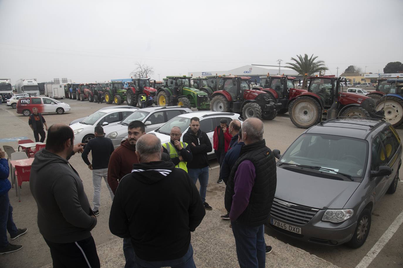 Las protestas de los agricultores llegan a Murcia el 21-F, en imágenes