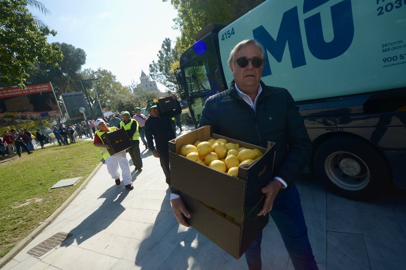 Las protestas de los agricultores llegan a Murcia el 21-F, en imágenes