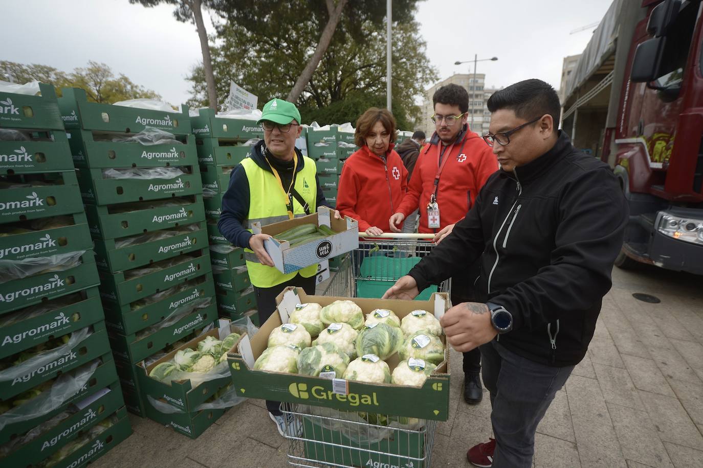 Las protestas de los agricultores llegan a Murcia el 21-F, en imágenes