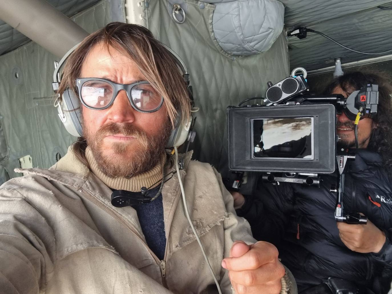 El rodaje de José María Alvarado en &#039;La Sociedad de la Nieve&#039;, en imágenes