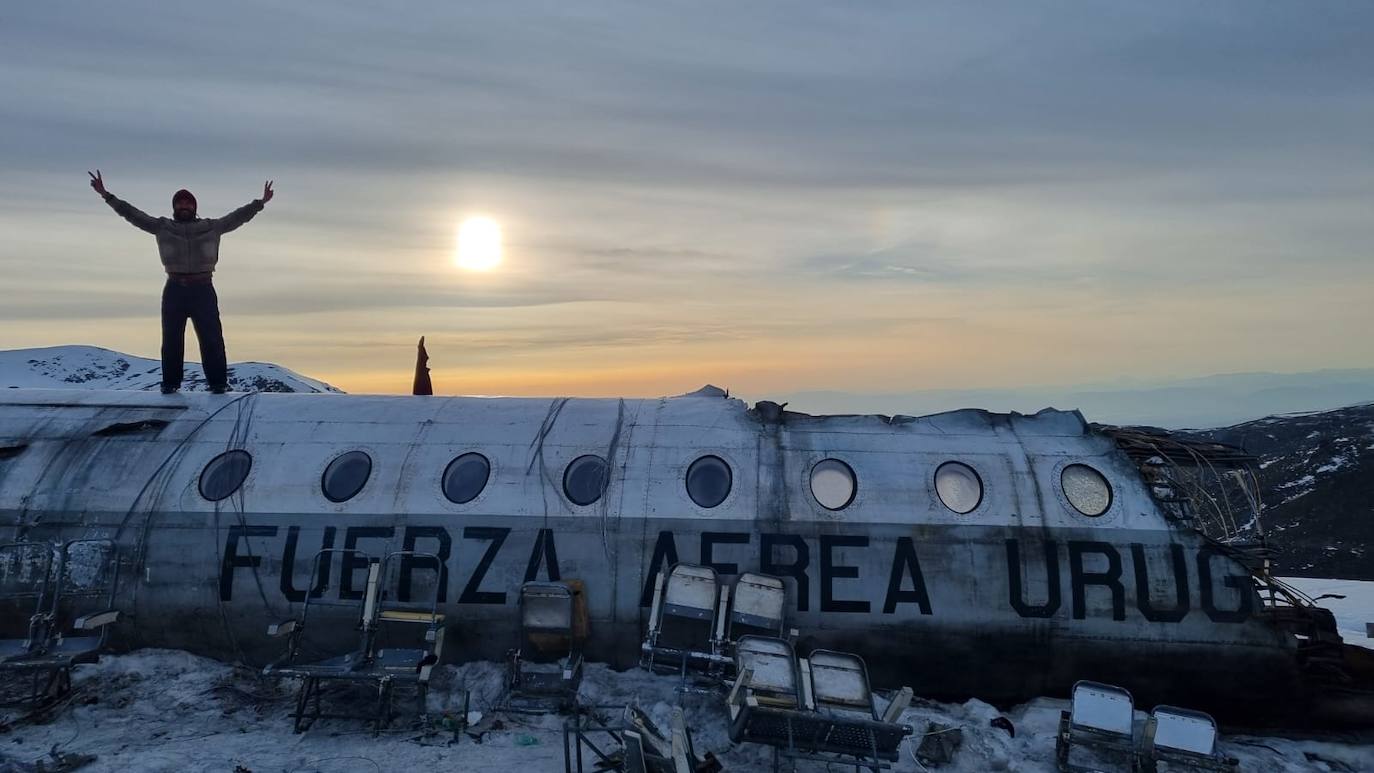 El rodaje de José María Alvarado en &#039;La Sociedad de la Nieve&#039;, en imágenes
