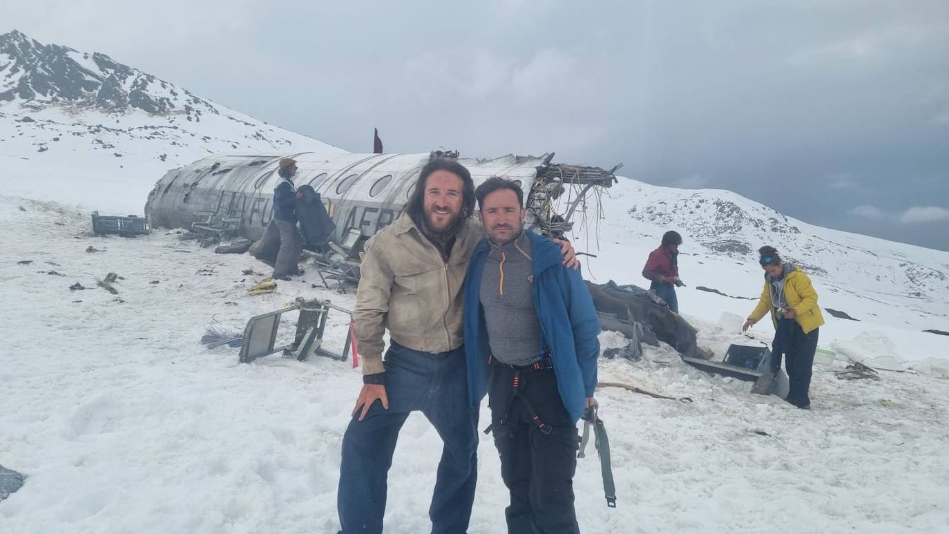 El rodaje de José María Alvarado en &#039;La Sociedad de la Nieve&#039;, en imágenes