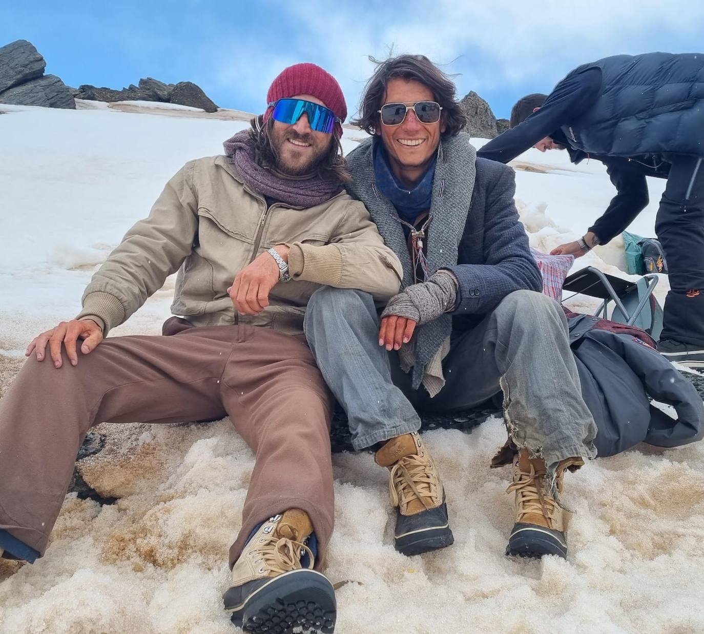 El rodaje de José María Alvarado en &#039;La Sociedad de la Nieve&#039;, en imágenes