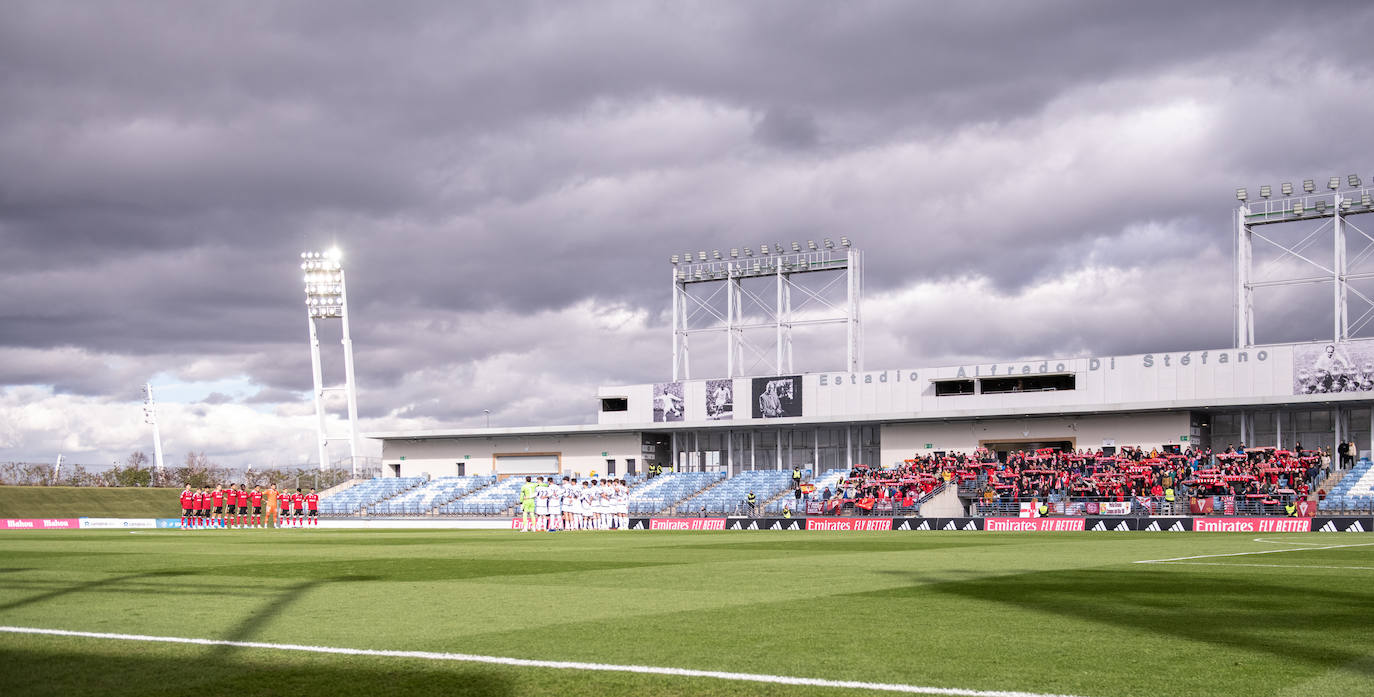 El partido del Real Murcia contra el Real Madrid Castilla, en imágenes