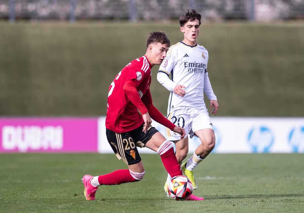 El partido del Real Murcia contra el Real Madrid Castilla, en imágenes