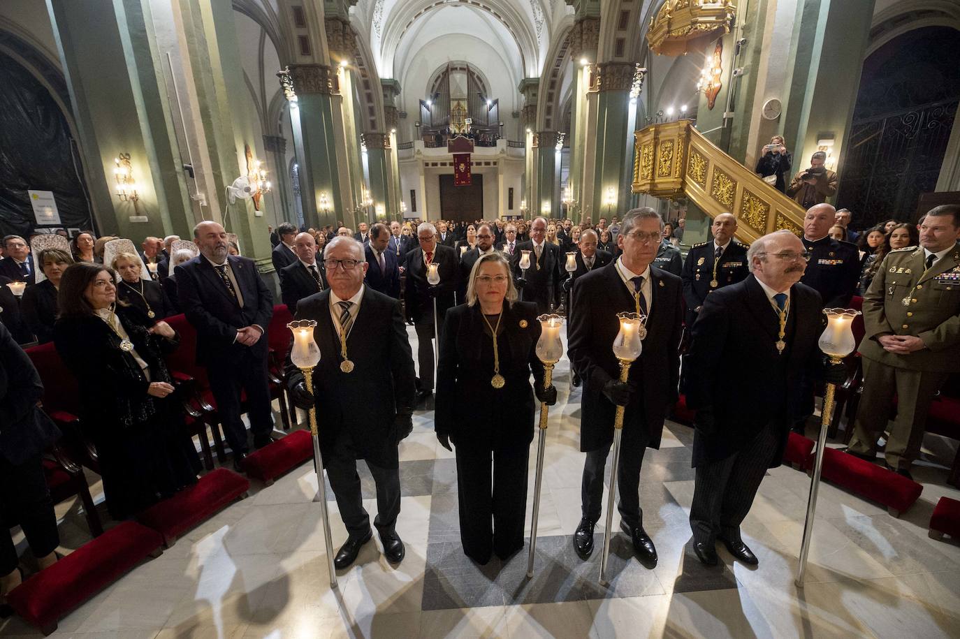 Imágenes del Resurrexit en la iglesia de Santa María de Gracia en Cartagena