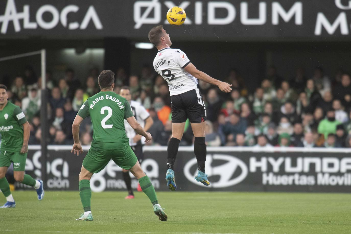 La derrota del Cartagena frente al Elche, en imágenes