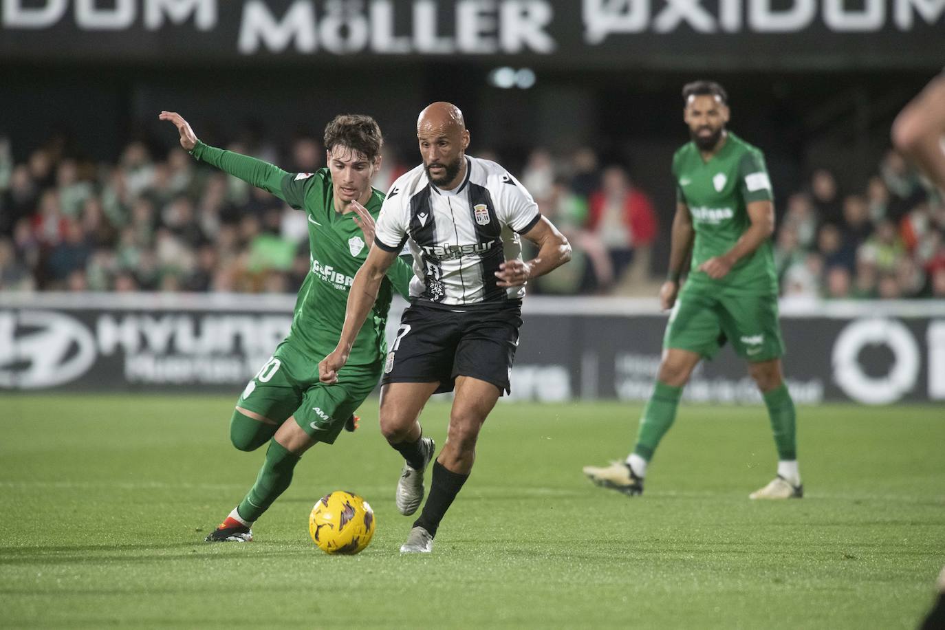 La derrota del Cartagena frente al Elche, en imágenes