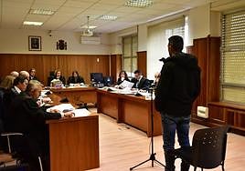 Andrés Martínez, en el juicio celebrado este lunes.