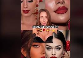 'Spanish makeup', la nueva tendencia de maquillaje que arrasa en TikTok inspirada en la mujer española,