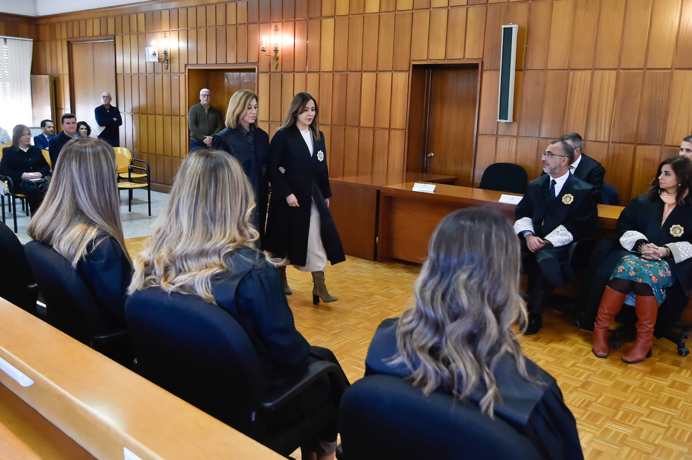 Acto de juramento de cinco nuevos jueces de la Escuela Judicial con destino a la Región de Murcia