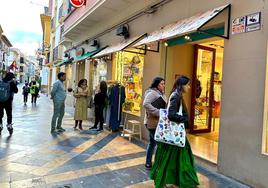 Comercios de la calle Corredera.