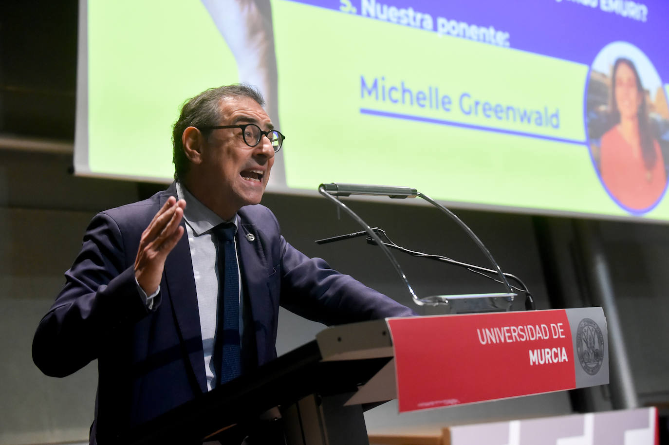 Michelle Greenwald en la Universidad de Murcia, en imágenes