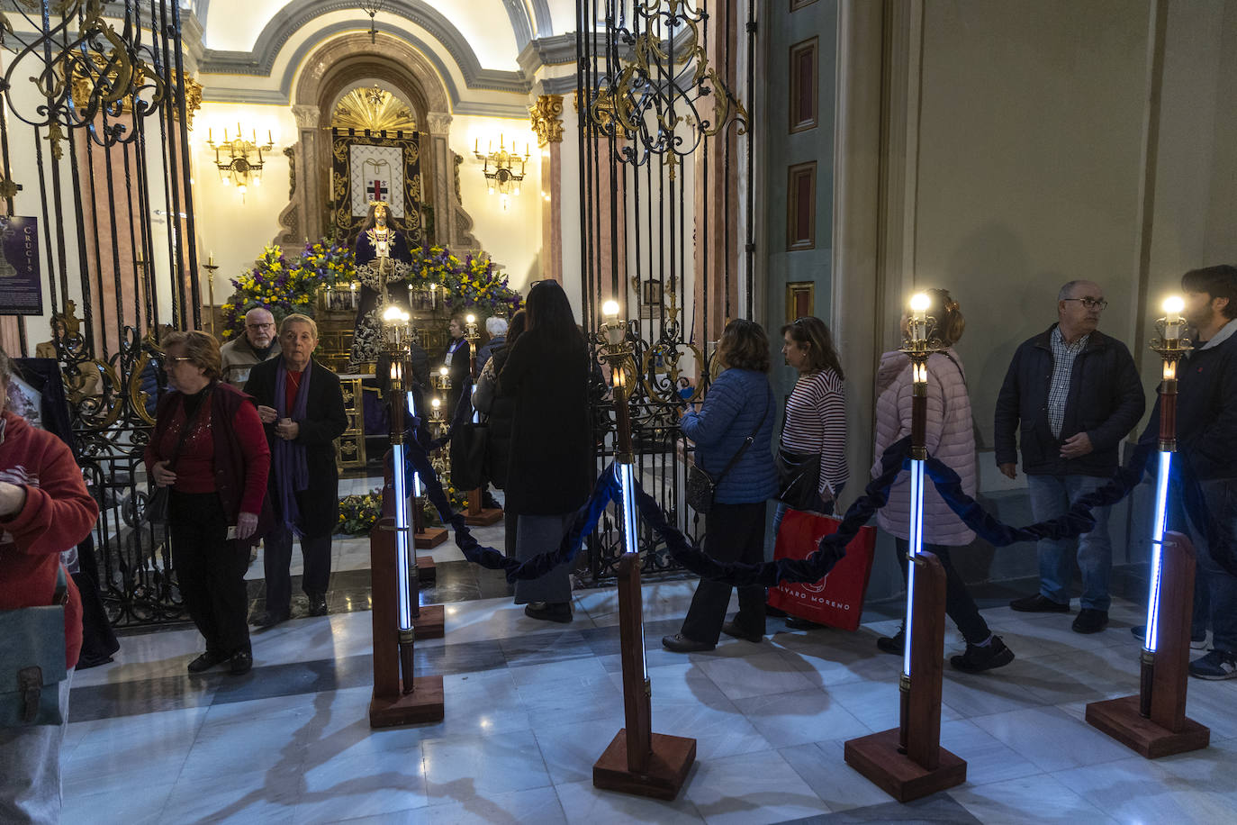 Prayers before Medinaceli in Cartagena