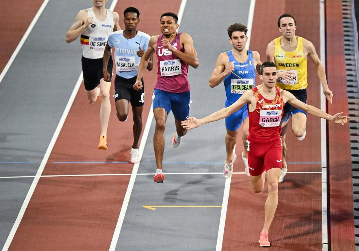 Mariano García gana su semifinal con comodidad, este sábado en Glasgow.