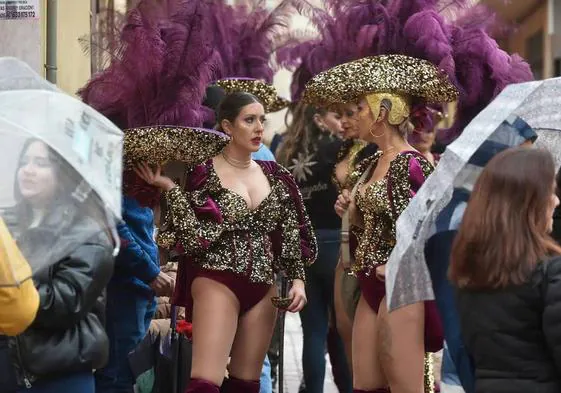 Carnavaleras disfrazadas el pasado 11 de febrero.