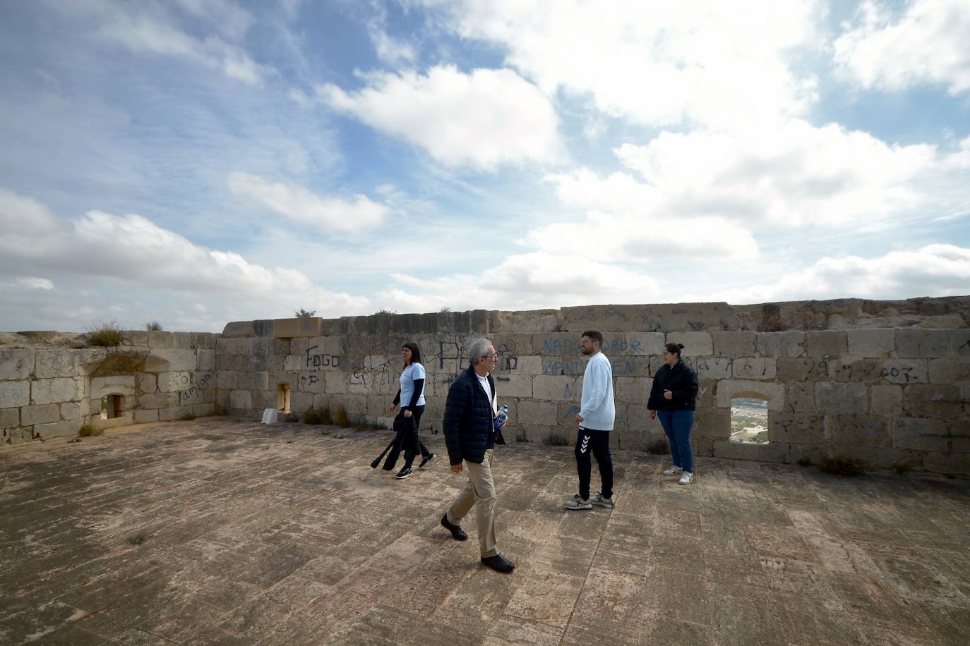 Toma de posesión del Castillo de Mula, en imágenes