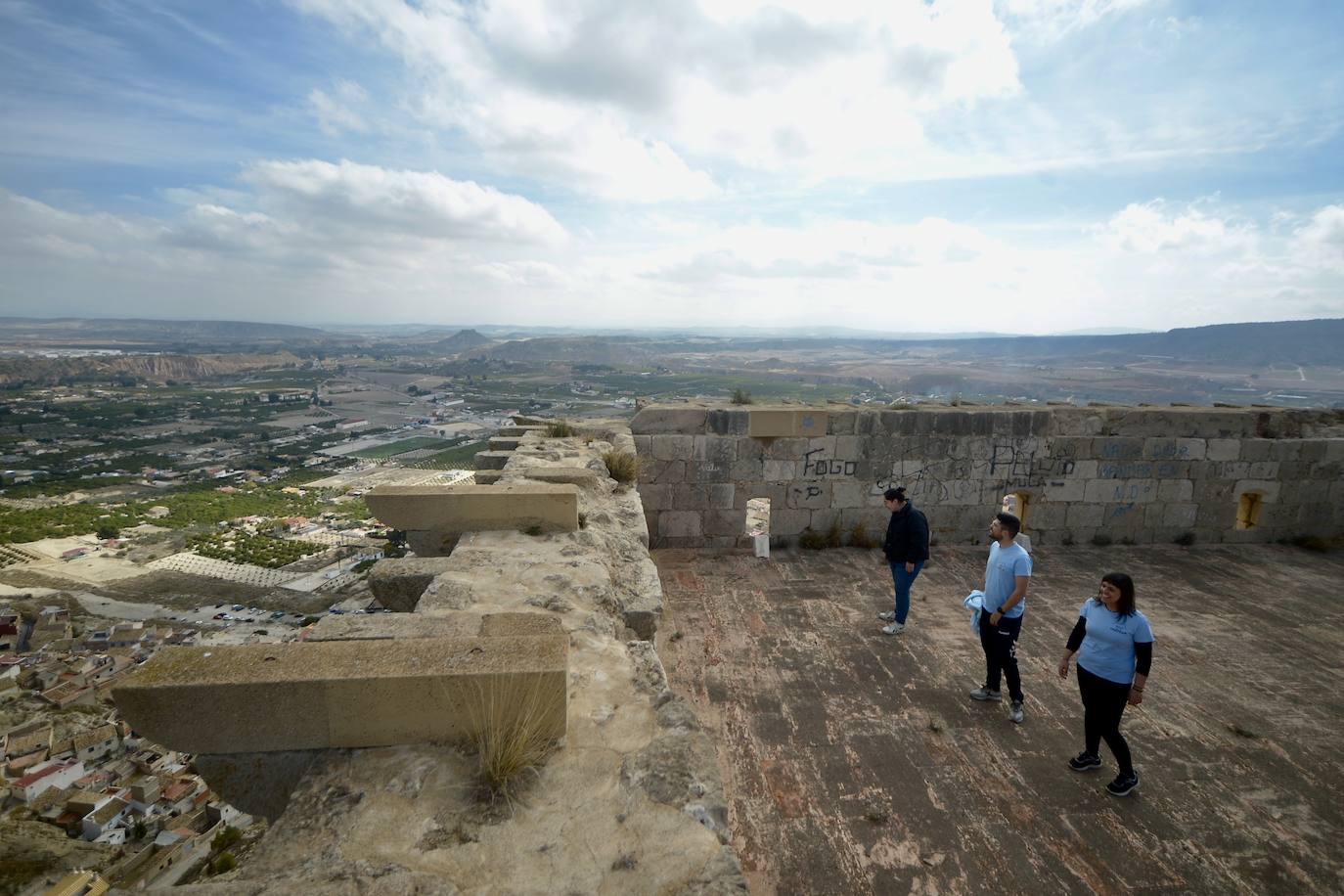 Toma de posesión del Castillo de Mula, en imágenes