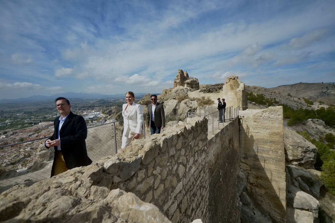 Toma de posesión del Castillo de Mula, en imágenes