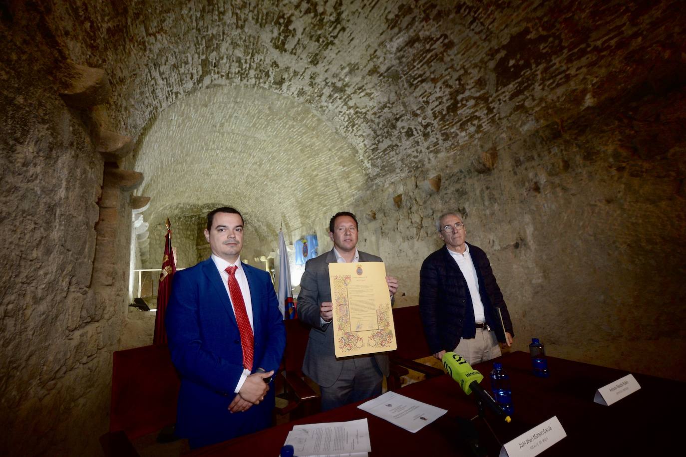 Toma de posesión del Castillo de Mula, en imágenes