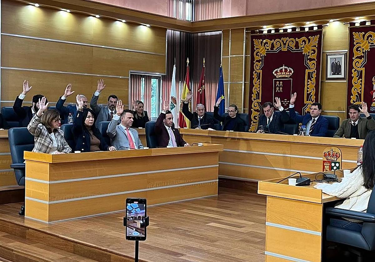 Foto de archivo del Pleno, cuando se aprobó el presupuesto de 2024 (31 de enero).