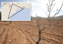 El triángulo geográfico entre Cabo Tiñoso, Lorca y Almería tiene los peores registros de lluvias desde octubre.