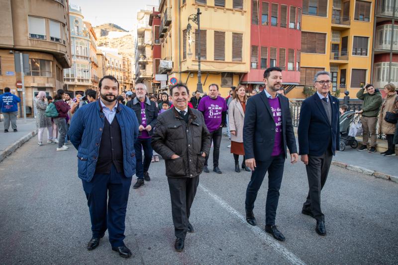 Las imágenes de la marcha del 8-M en Orihuela