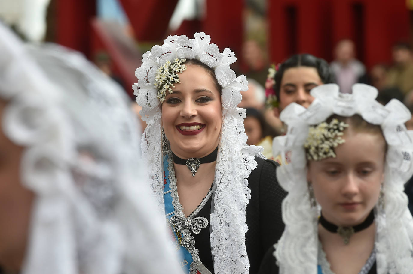 Las imágenes de la mascletá en la Circular de Murcia