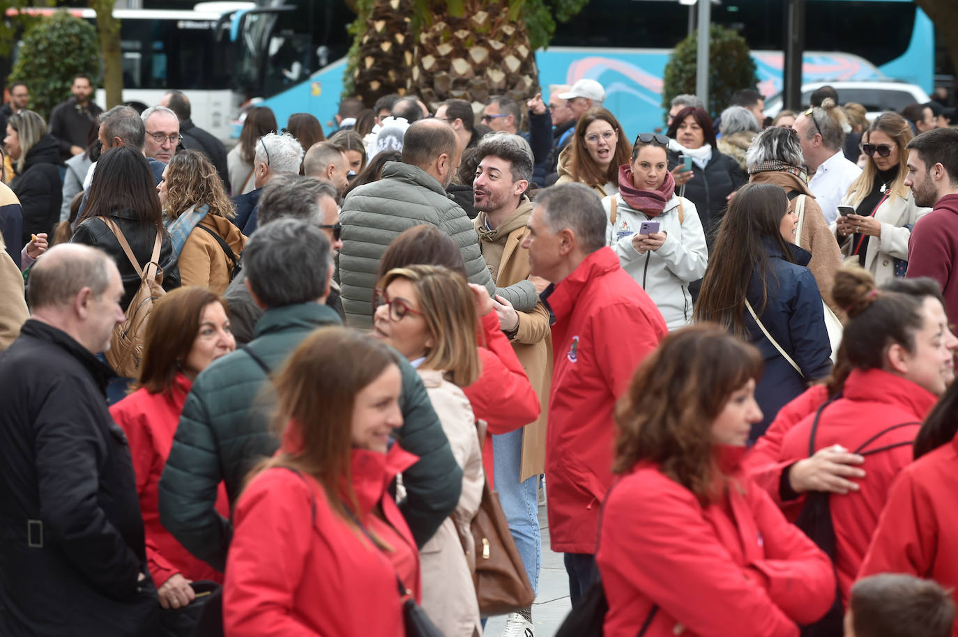 Las imágenes de la mascletá en la Circular de Murcia