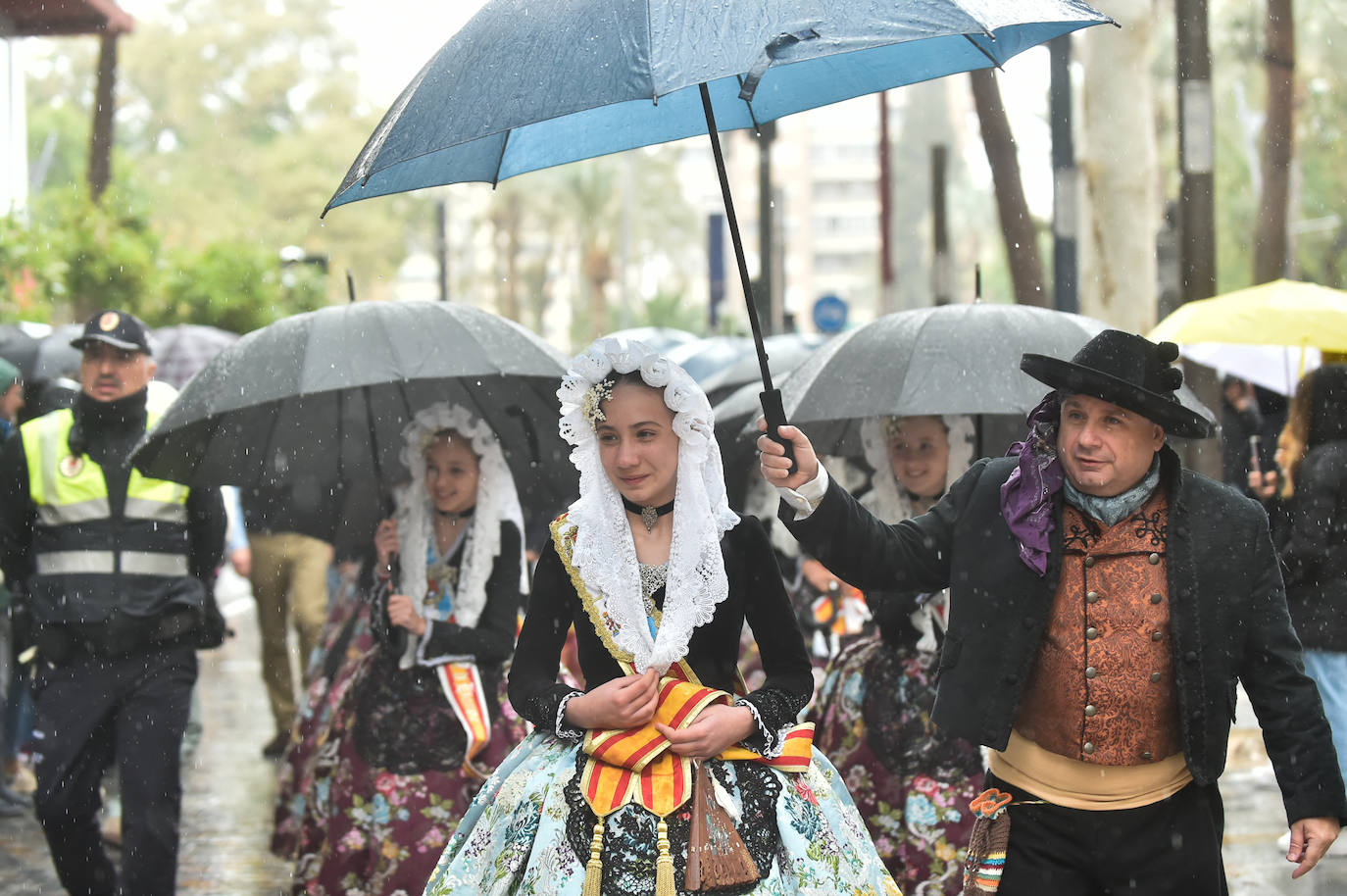 Las imágenes de la mascletá en la Circular de Murcia