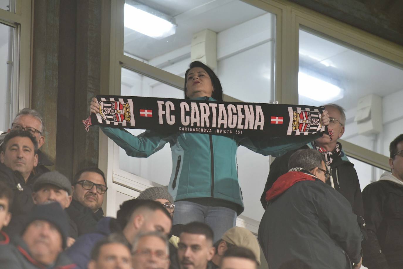 La victoria del Cartagena frente al Racing Ferrol, en imágenes