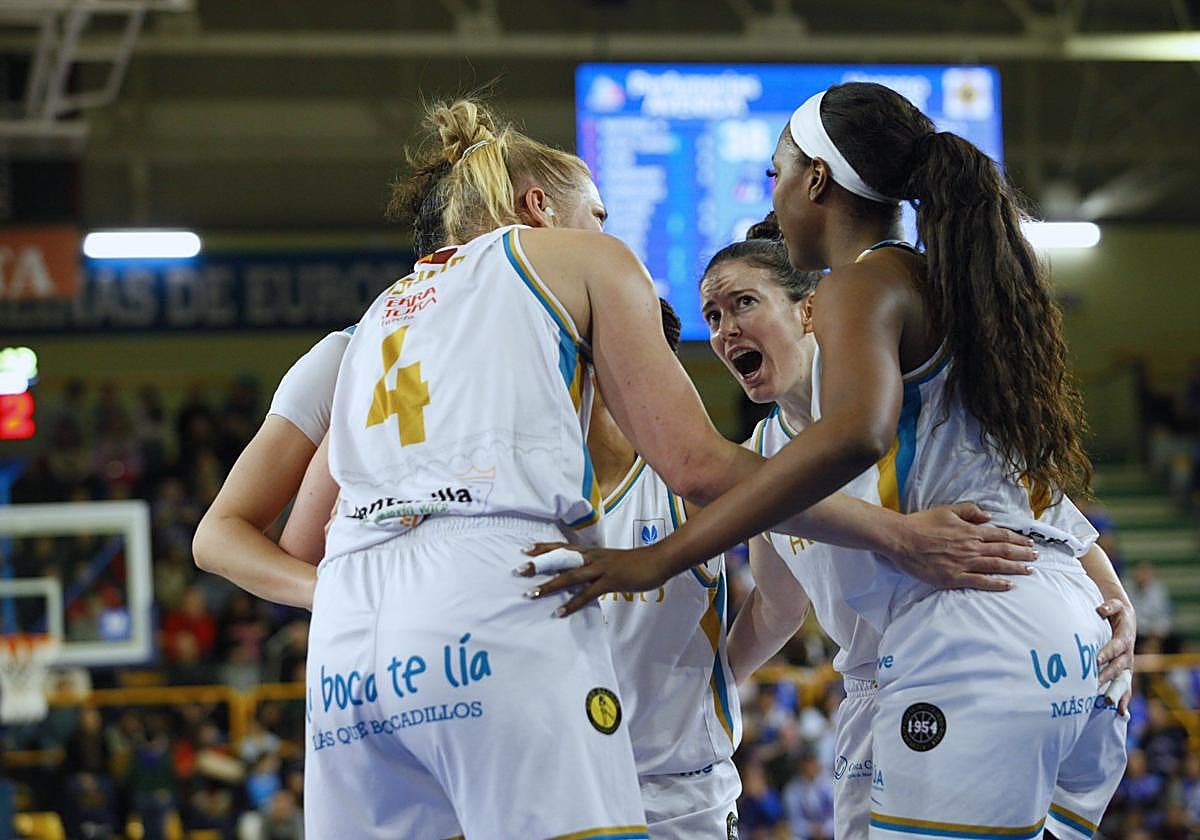 Las jugadoras del Hozono Global Jairis Alcantarilla, en imagen de archivo.