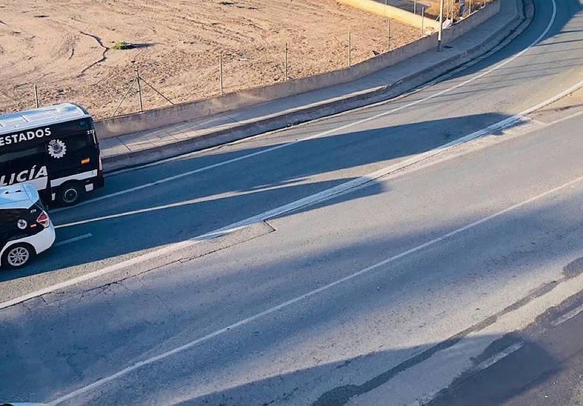 Punto donde tuvo lugar el siniestro.