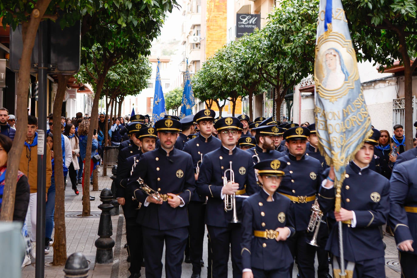 Azules y blancos proclaman su participación en las procesiones de Lorca