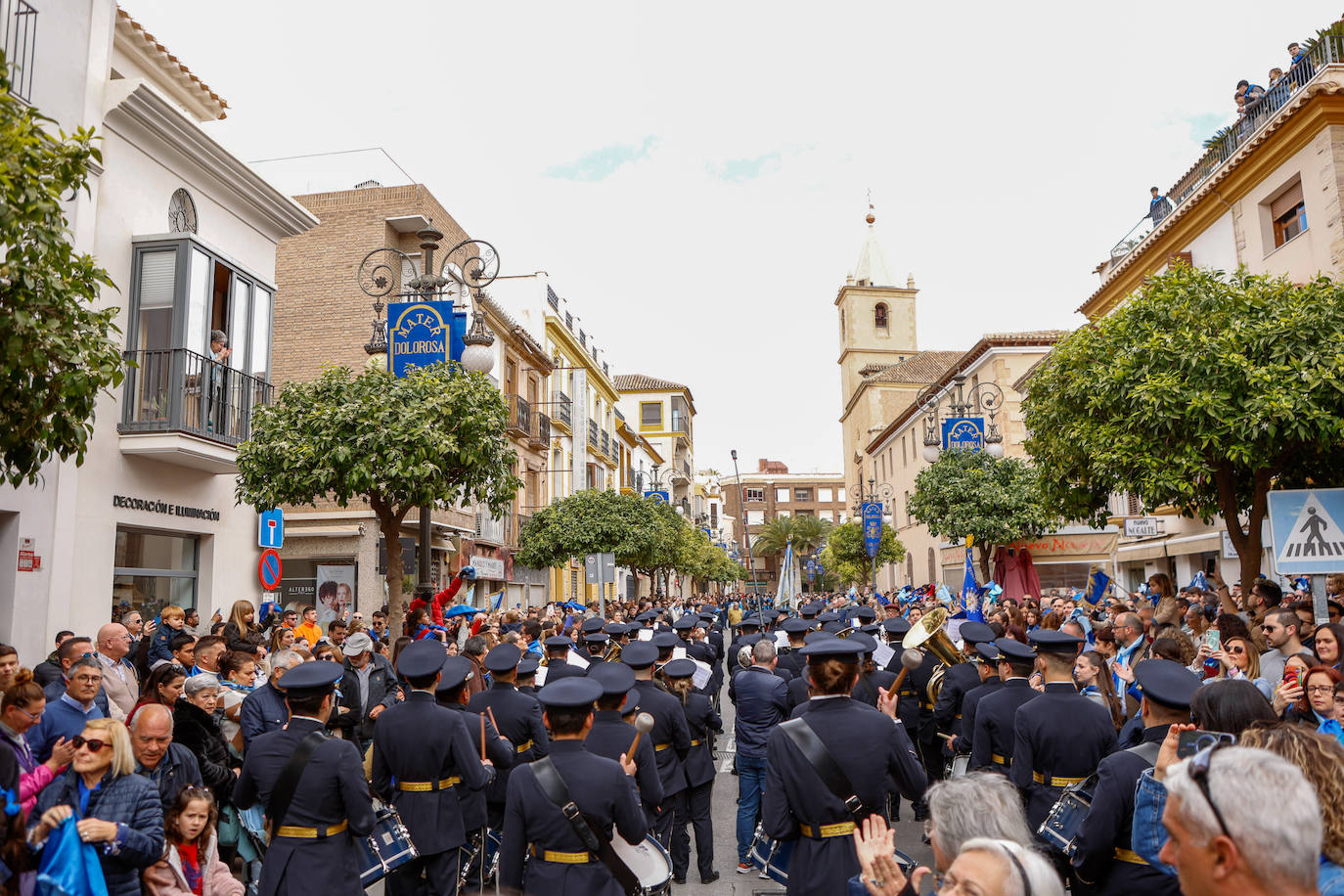 Azules y blancos proclaman su participación en las procesiones de Lorca