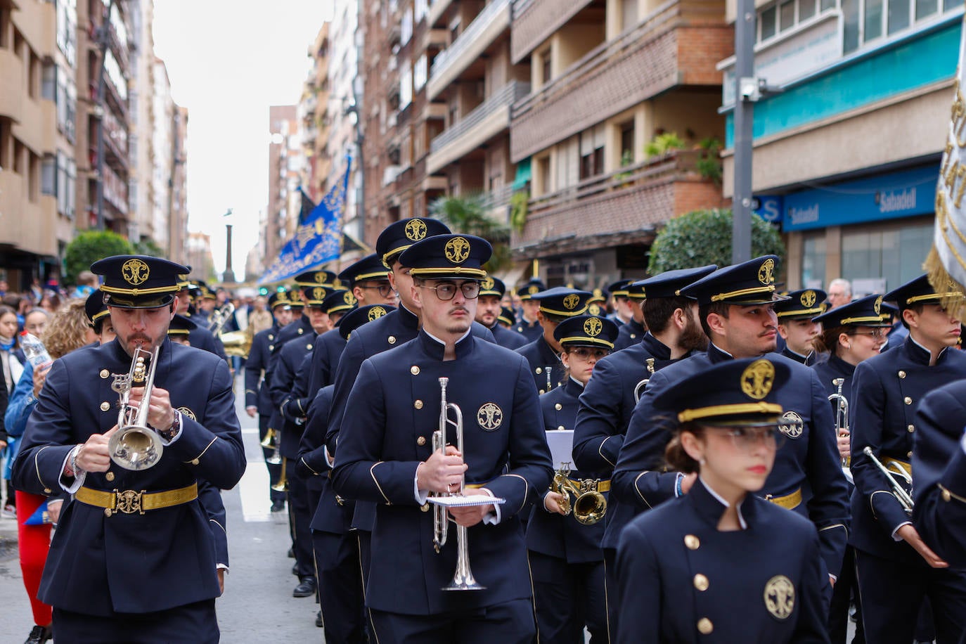 Azules y blancos proclaman su participación en las procesiones de Lorca